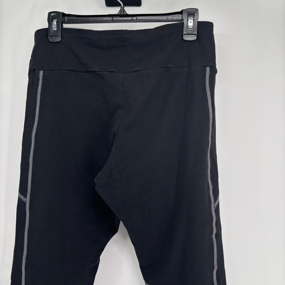Express Black Athletic Ankle Leggings Gray Stitching Size L NWOT Gym-wear - Picture 4 of 8
